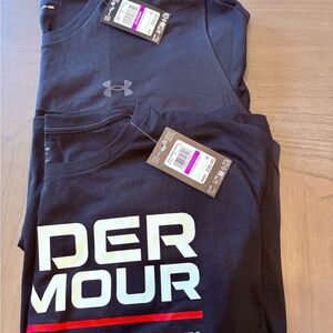 Under Armour Black and White Performance T-Shirt